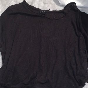 Black URBAN V neck
